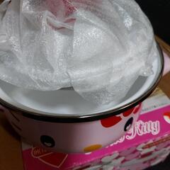 処分🔴キティ両手鍋の画像