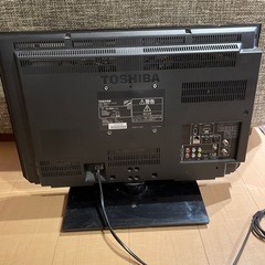 TOSHIBA REGZA 22インチテレビの画像