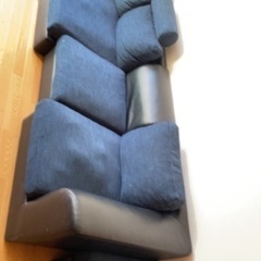 ソファー　3人がけ　L字　オットマン付きの画像