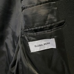 チェスターコート ダークグリーン XLの画像