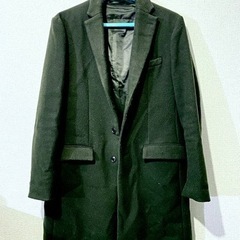 チェスターコート ダークグリーン XL