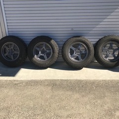 ジムニーにタイヤホイール4本セットジオランダー