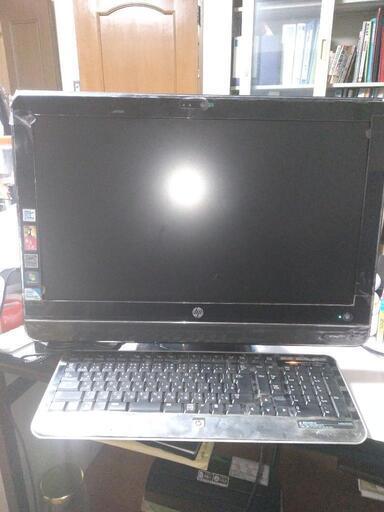 WIN7ワイド液晶一体型PC　直せれば超お得です。