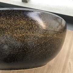 信楽焼　金魚鉢　メダカ鉢【引き取り限定】の画像