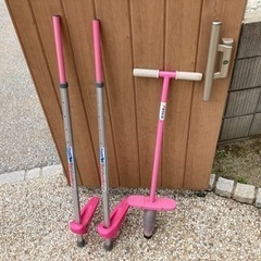 竹馬とホッピング