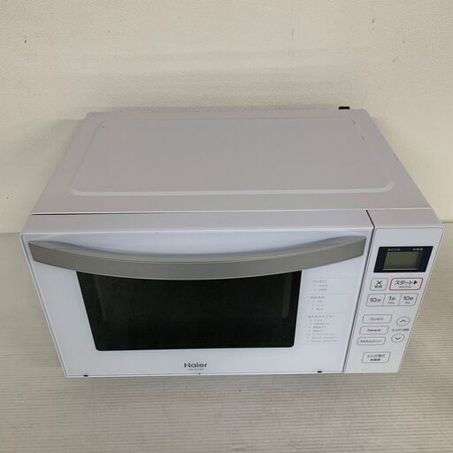 【Haier】 ハイアール ヘルツフリー電子レンジ フラットタイプ JM-FH18G 2019年製