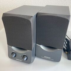 ONKYO GX-20AX　アンプ内蔵スピーカー 3W+3W　動...