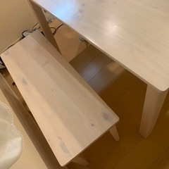 値下げ！ダイニングセット　テーブル　イス　ベンチの画像