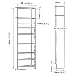 キャンセルなしでお願い！美品　IKEAビリー本棚の画像