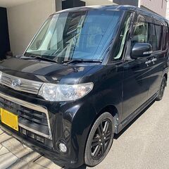タント カスタムRS ICターボ 黒★HDDナビ TV(フルセグ...