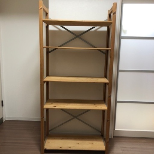 【廃盤商品】無印　パイン材　ユニットシェルフ