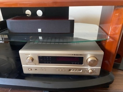 （ご注意）DENON アンプ、センター、左右スピーカー、テレビ台セット