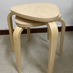 IKEA KRRE イケア　三角形スツールの画像
