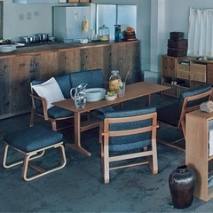 無印良品　リビングでもダイニングでもつかえるテーブルの画像