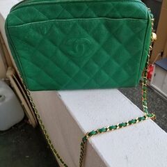 超希少　グリーン　CHANEL シャネル ヴィンテージ　イタリア...
