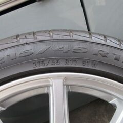 プリウス等に！17インチホイール 215/45R17 中古品「A」の画像