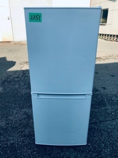 ✨2019年製✨2251番 ニトリ✨2ドア冷凍冷蔵庫✨NTR-106‼️