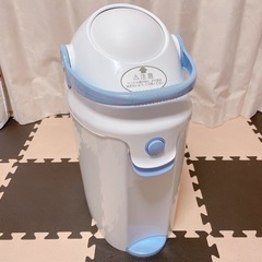 【格安】ピジョン カセット不要のらくらくおむつポットン オムツ用ゴミ箱