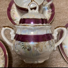 ティカップセット、アンティーク、レトロの画像