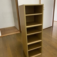 6段カラーボックスの画像