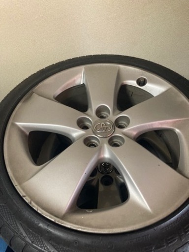 30 プリウス純正ツーリングホイール溝たっぷりタイヤ付き