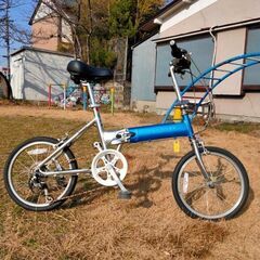 アルミフレーム＋7段変速！  Panasonic LIGHT WING 18インチ折りたたみ自転車