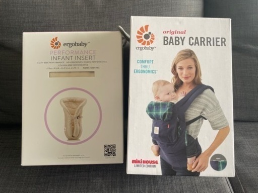 エルゴ　ergobaby 抱っこ紐セット　ミキハウスコラボ