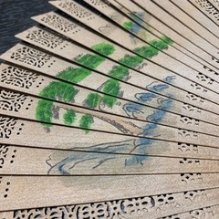 新品　おしゃれな扇子の画像