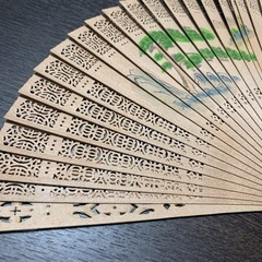 新品　おしゃれな扇子の画像