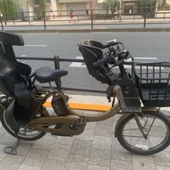 子乗せ電動アシスト自転車(3人乗り)ヤマハパスの画像