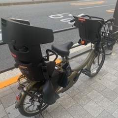 子乗せ電動アシスト自転車(3人乗り)ヤマハパスの画像