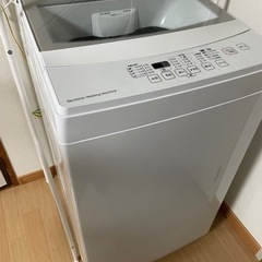 洗濯機　6kg 交渉成立済み