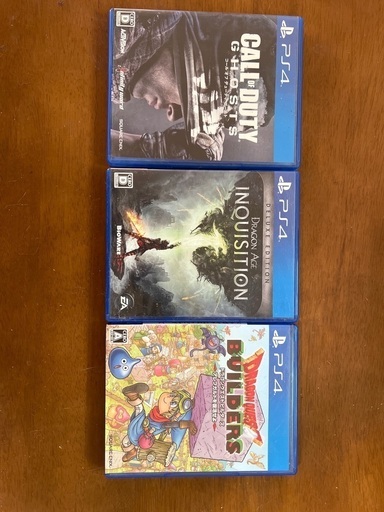 中古PlayStation4・ソフト８本セット