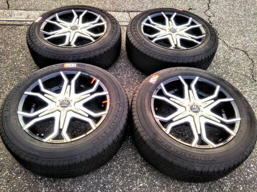 4WD 夏20インチ FJクルーザー ハイラックス サーフ ランクル プラド パジェロ FJ【~80% 富山】MYRTLE マーテル MR-14 2019年 ヨコハマ 245/60R20 中古4本