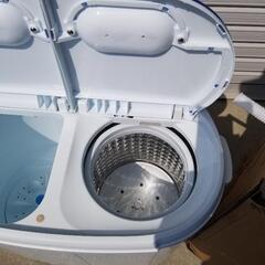  2槽式小型洗濯機 2.8kg  洗濯 脱水 小型 軽量 コンパクト 分け洗い 洗い分け 一人暮らし 家庭用 洗い すすぎの画像