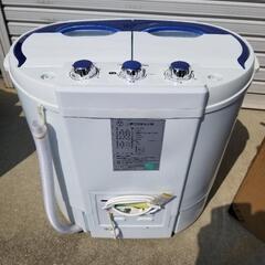  2槽式小型洗濯機 2.8kg  洗濯 脱水 小型 軽量 コンパクト 分け洗い 洗い分け 一人暮らし 家庭用 洗い すすぎの画像