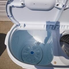  2槽式小型洗濯機 2.8kg  洗濯 脱水 小型 軽量 コンパクト 分け洗い 洗い分け 一人暮らし 家庭用 洗い すすぎの画像