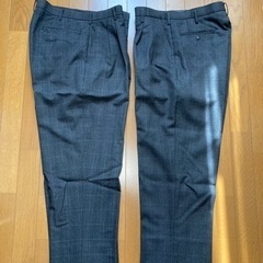 松山工業高校　男子用制服スラックス　冬夏セット2本！