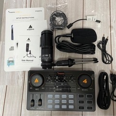 [新品] MAONO ポッドキャスター＋コンデンサーマイク＋イヤ...
