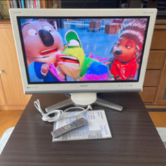 液晶テレビ 32型 SHARP AQUOS 白