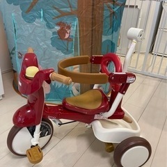 Iimo トライシクル　赤　(イーモ　三輪車) 室内保管