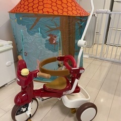 Iimo トライシクル　赤　(イーモ　三輪車) 室内保管の画像