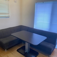 【条件あり】ダイニングテーブル　コーナーソファー　セット