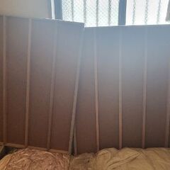 【収納付きベッド】クイーンサイズ 木製 ダークブラウン 中古の画像