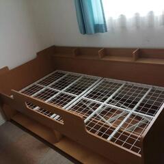 シングルベッド　ニトリ　解体済