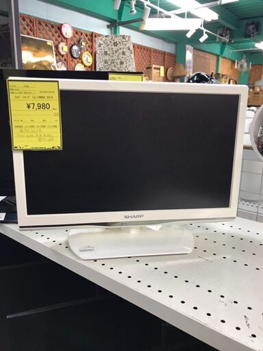 液晶TV　SHARP　LC-19K90　2014年製