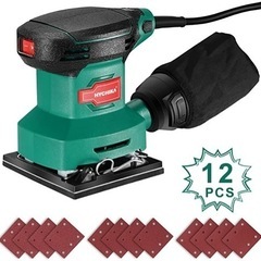 【新品未使用】電動サンダー  250W 研磨機 高効集塵 低振動...