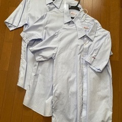 松山工業高校　制服ワイシャツ　長袖半袖6枚セット（男子用）の画像