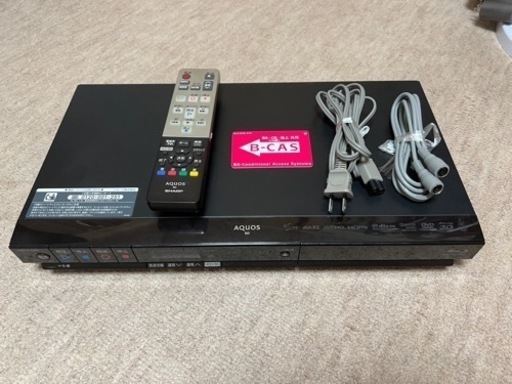 AQUOSブルーレイレコーダー　BD-H51 2TBの外付けHDDのおまけ付き