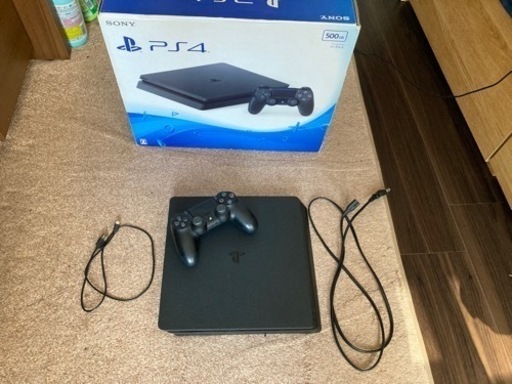 PS4+コントローラー　500GB ジェットブラック